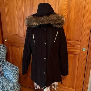 NWT Jones New York Puffer Jacket in Black